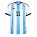 Argentina Angel Di Maria #11 Replica Home Shirt World Cup 2022 Short Sleeve